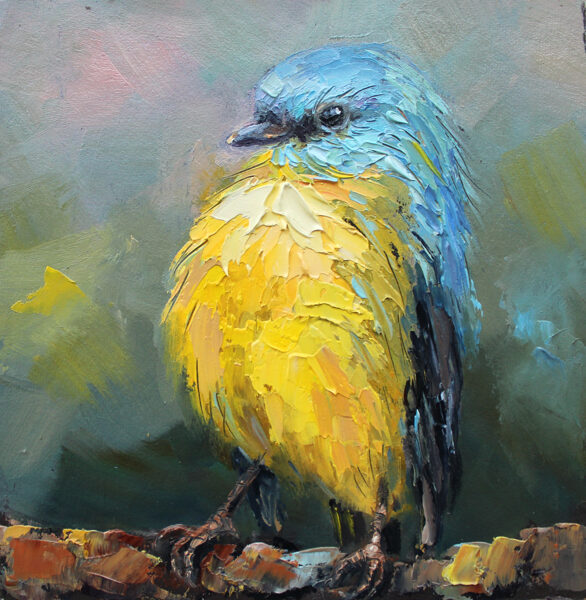 (SOLD) Yellow Robin