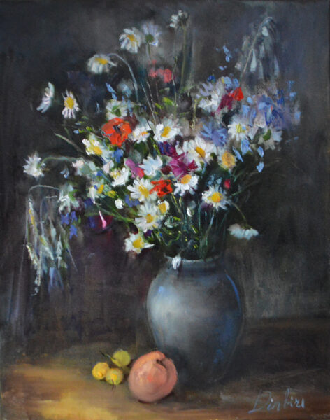 Wild Flower, Oil Painting on Canvas, 50 x 40 cm