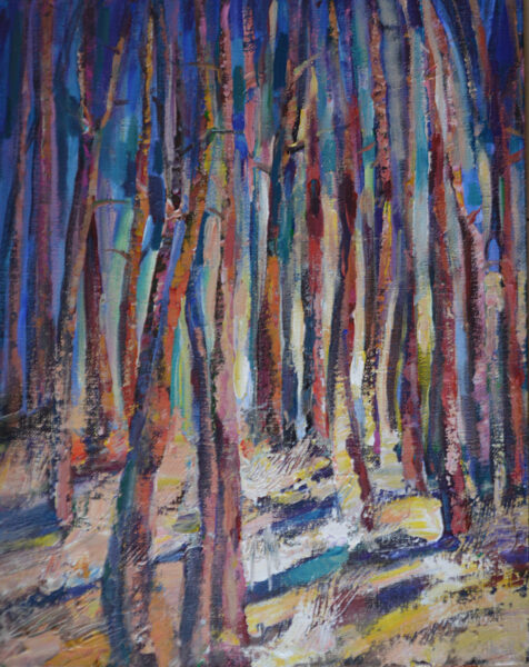 Mystical Forest, Oil Painting on Canvas, 100 X 80cm