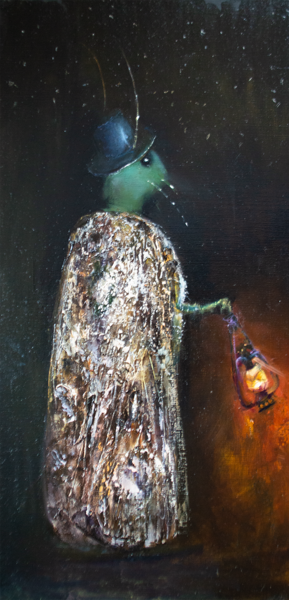 Bug Mister, Oil Painting on Canvas, 60 x 30 cm