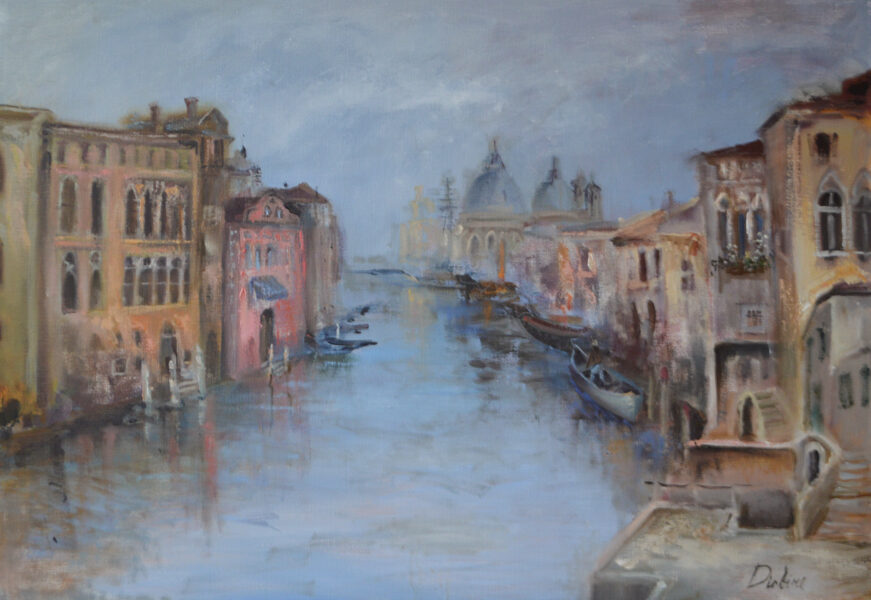 Old City, Oil Painting on Canvas, 70 x 100 cm