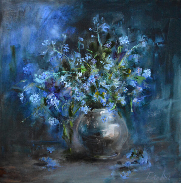 (SOLD) Kidneywort, Oil Painting on Canvas, 40 x 40 cm